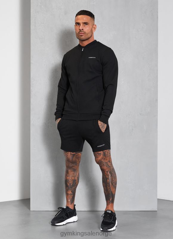 Gym King signatur strikket bombefly menn P2NZL157 svart klær