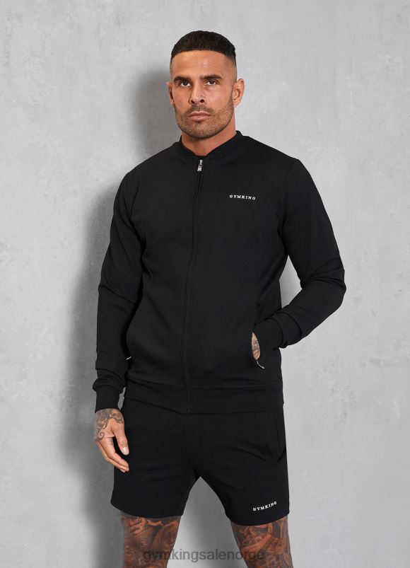 Gym King signatur strikket bombefly menn P2NZL157 svart klær