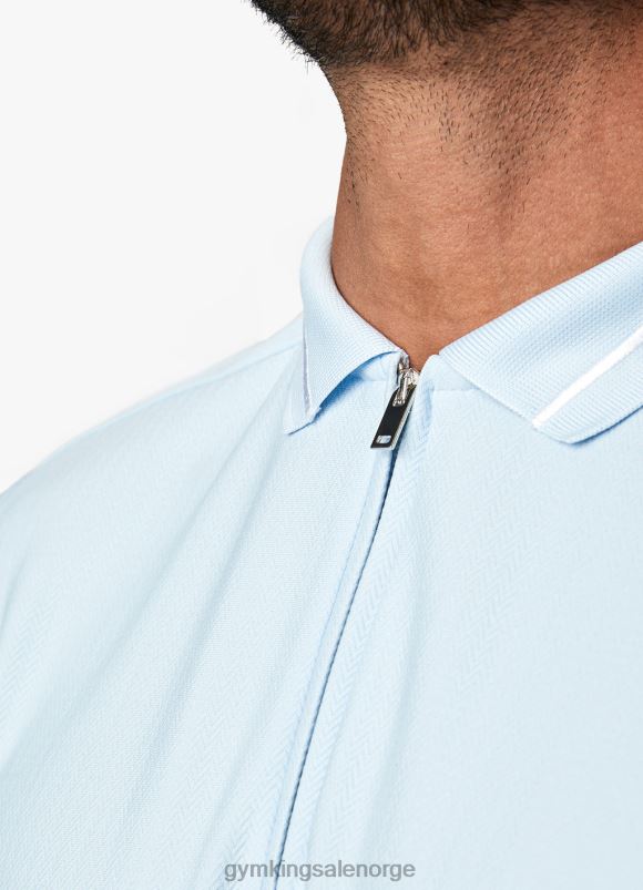 Gym King signaturbrodert polo menn P2NZL156 rolig blå klær