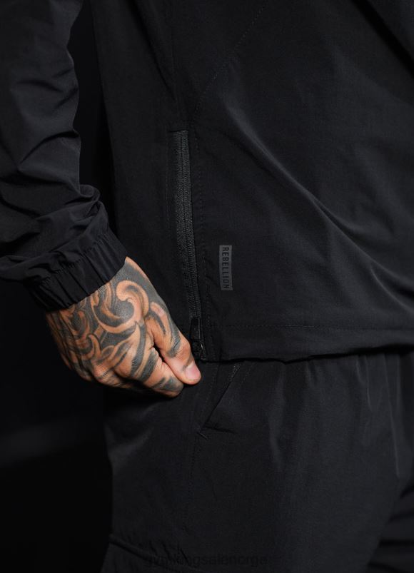 Gym King rebellion overhead jakke menn P2NZL303 svart klær