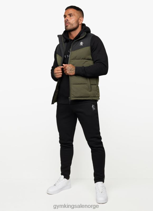 Gym King resolut gilet menn P2NZL310 kaki klær