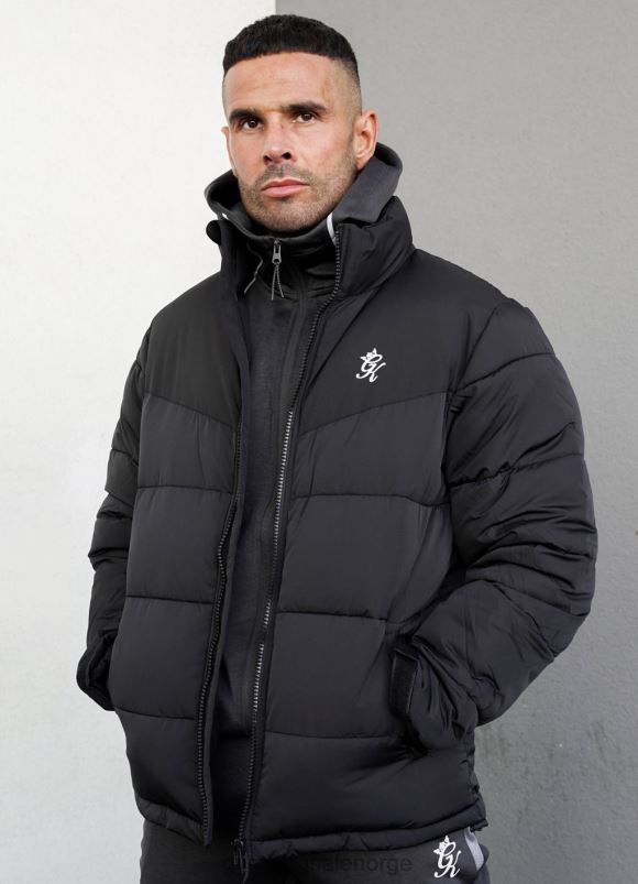 Gym King resolut puffer menn P2NZL305 svart klær